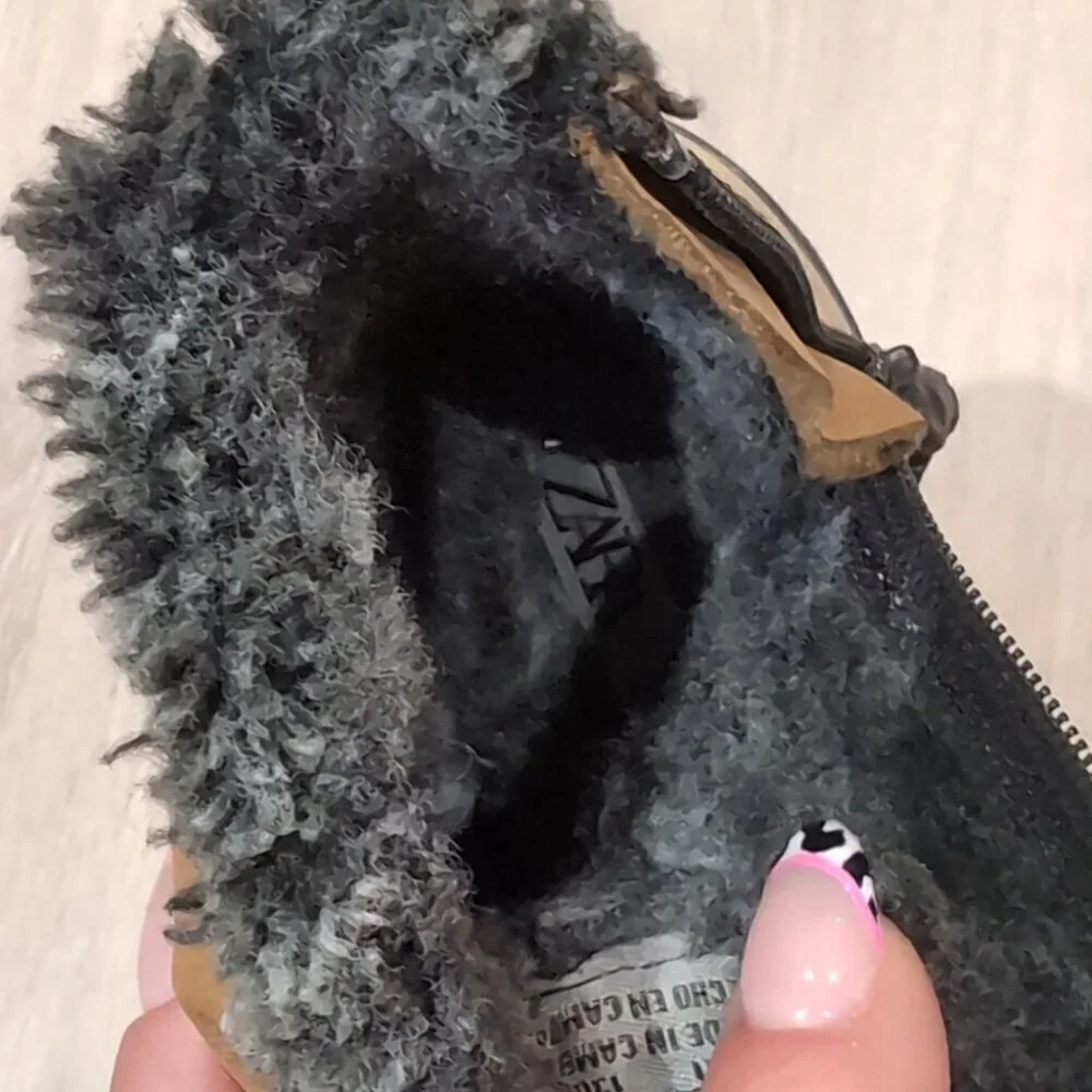 Zara brown boots for baby toddler size 5 toddler